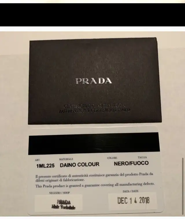 Prada Leather Wallet  (Red/Black) Authentic in Women's - Bags & Wallets in City of Toronto - Image 8