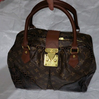 Louis Vuitton Monogram Leopard Stephen Sprouse Handbag faux
