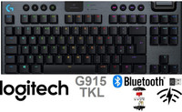LOGITECH G915 TKL LIGHTSPEED WIRELESS RGB MECHANICAL KEYBOARD
