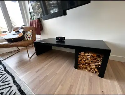 Custom powder coated steel Coffee table or tv stand , View more