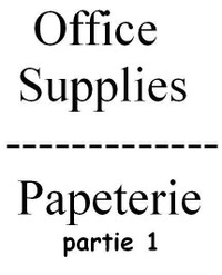 PAPETERIE PouR BUREAU TELE TRAVAIL HOME OFFICE SUPPLIES P1