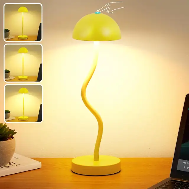 Cordless Mushroom Shape Rechargeable Table Lamp in Indoor Lighting & Fans in Markham / York Region - Image 13