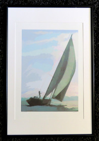 DOUG FORSYTHE CANADIAN LISTED SAIL AWAY LITHOGRAPH PRINT SIGNED