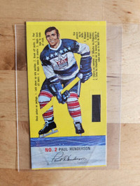 Paul Henderson 1970-71 Hockey Card