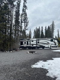 RV lot and trailer 