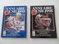2 Annuaires LNH 1993 et 1995 (5$ chaque)