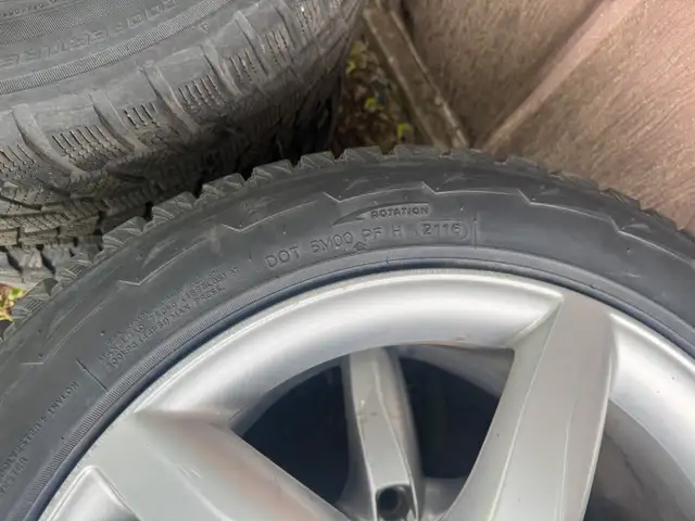 VW 18 inch Rims and winter tires  in Tires & Rims in Hamilton - Image 5
