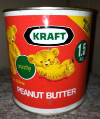 Kraft Peanut Butter tin