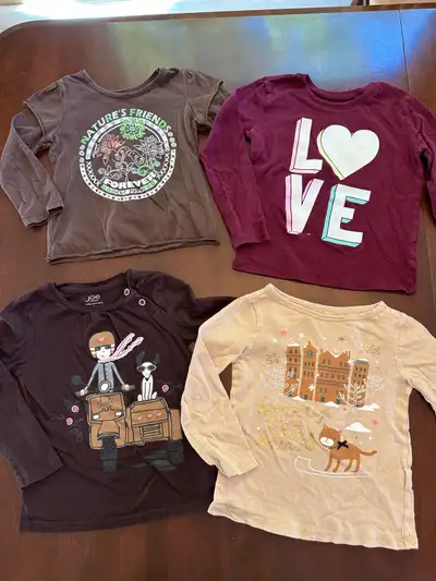 Size 4T Girl’s long sleeve shirts- $8 for all - Joe, children’s, View more