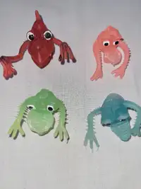 vintage rubber finger puppets