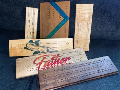 Custom Cribbage Boards for Fathers Day