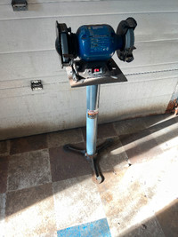 6” Bench grinder with base