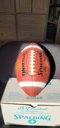 1991 GREY CUP FOOTBALL- NEVER USED SPALDING J5-V