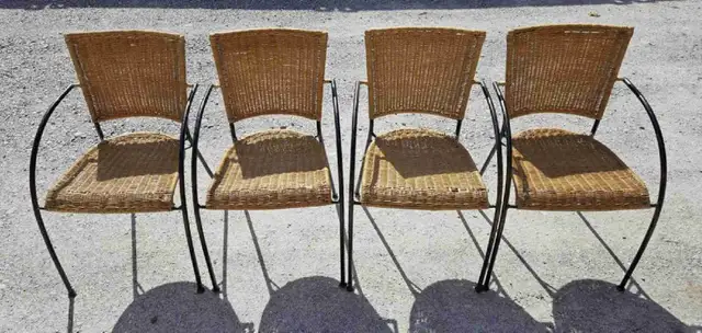 Wicker outdoor chairs  in Patio & Garden Furniture in Barrie - Image 2