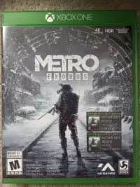 Jeux XBOX ONE: Metro exodus NEUF JAMAIS SORTI DE LA BOITE