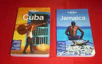 Lonely Planet Travel books Cuba and Jamaica for sale or trade !!