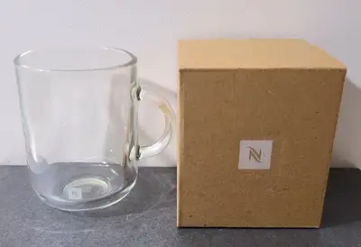 BNIB - Nespresso Vertuo Small Glass Coffee Mug Cup, View more