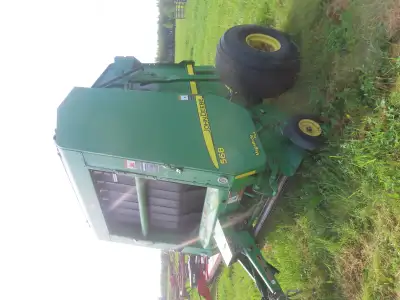John Deere 568 Round Baler Mega Wide Pickup , 1000pto,Tire 21.5L, View more