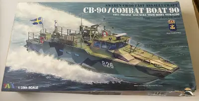 Tiger Model 1/35 CB-90 Fast Assault Craft Royal Swedish Navy, View more