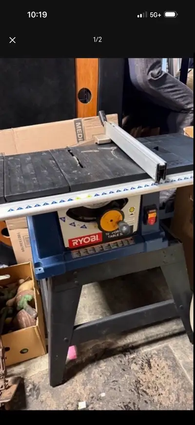 RYOBI 10” TABLE SAW, View more
