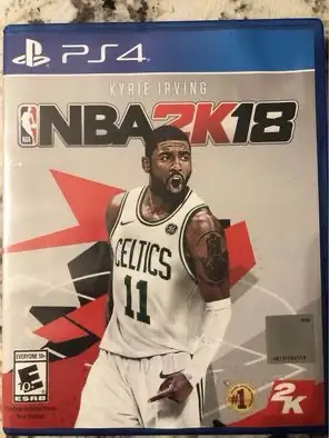 Get ready to hit the virtual court with NBA 2K18 for the Playstation 4, featuring Kyrie Irving on th...