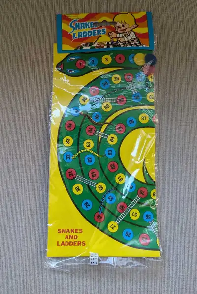 Brand New Vintage Snakes and Ladders Game, View more