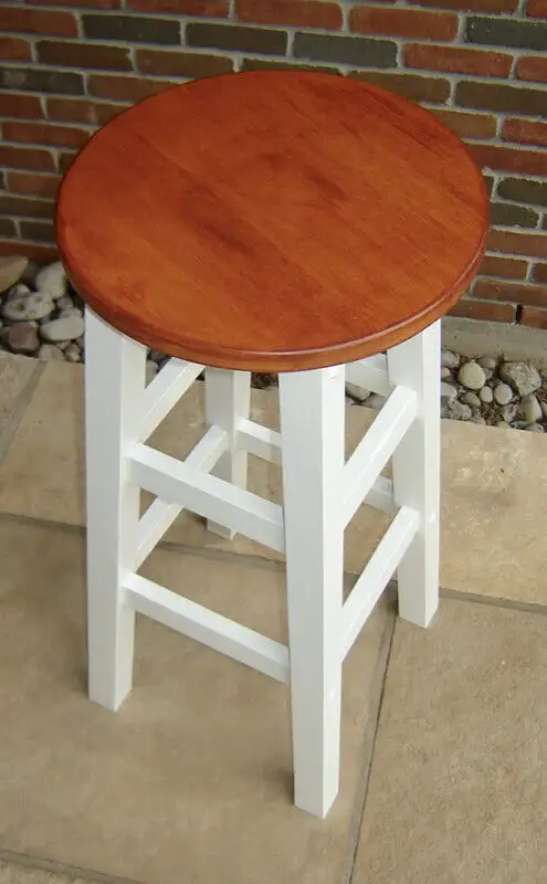 Solid Hardwood Swivel Stool - Maple Top - Excellent Condition! in Chairs & Recliners in City of Toronto - Image 7