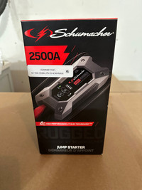 NEW Schumacher 2500W SL1596 Lithium Rugged Jump Starter and USB 