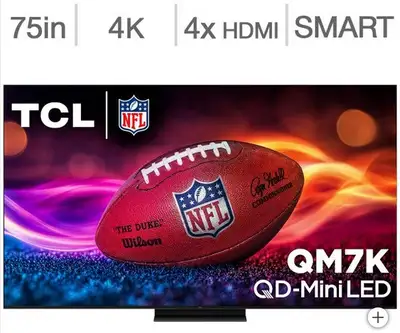 Télévision QLED 75'' 75QM7K 4K ULTRA MINI LED 144Hz GOOGLETV TCL, View more
