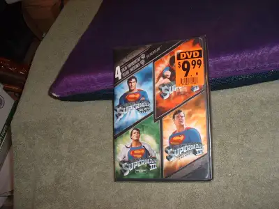 4 FILMS SUPERMAN DVD FACTORY SEALED 1,2,3,4, View more