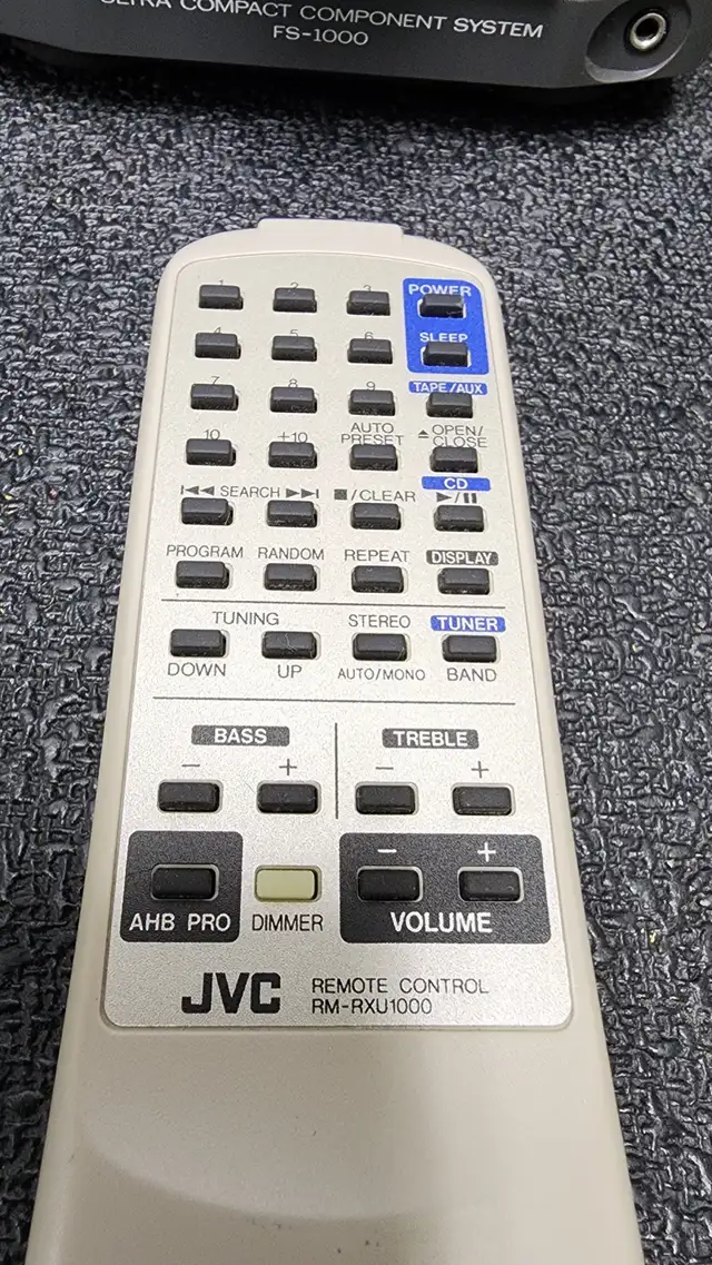 JVC FS-1000 CD Player AM/FM Compact Mini System Speakers548410889466040328