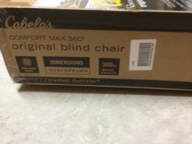 Cabela blind chair in unopened box in Fishing, Camping & Outdoors in Ottawa - Image 2