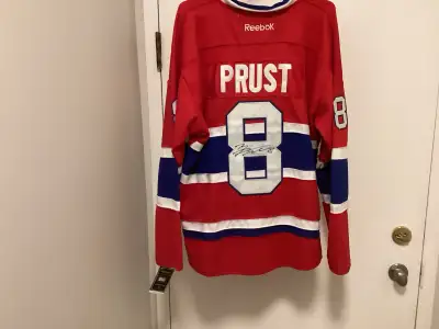 Autographed Brandon Prust Montreal Canadian Jersey, View more