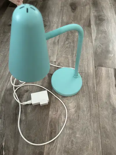 Brighten up your space with this charming, used IKEA desk lamp, perfect for any workspace or bedside...