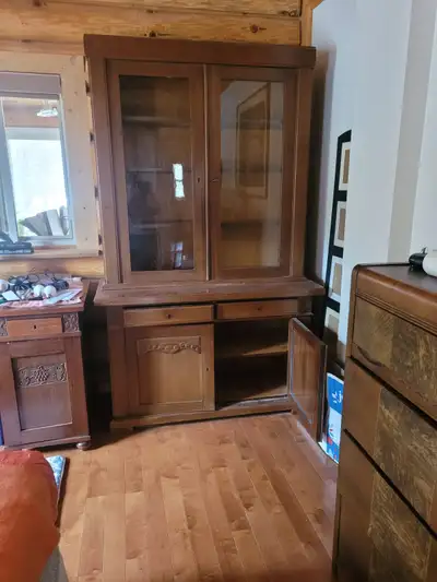 antique hutch, View more