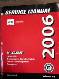 Corvette service manual