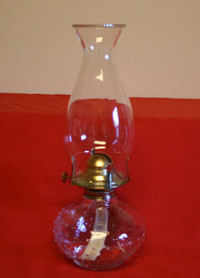 Beautiful Hobnail Oil Lamp $25.00