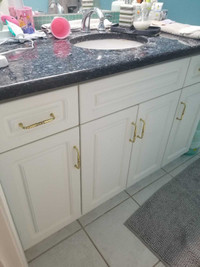 Old cabinets and countertops