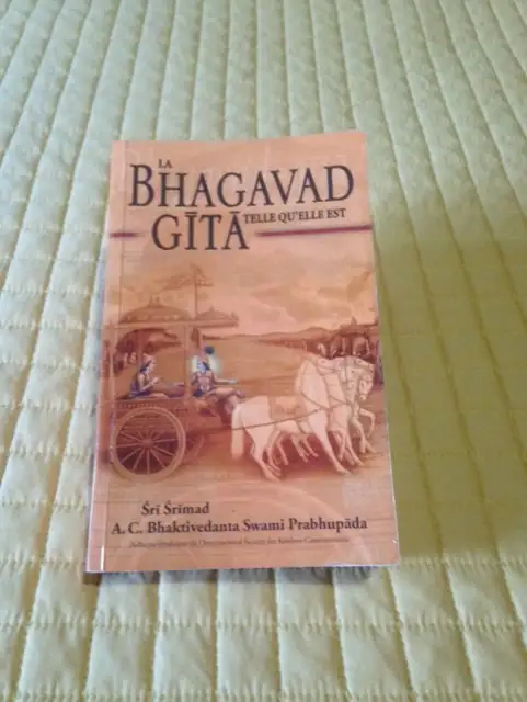 French book THE BHAGAVAD GITA as it is, pocket format62863285267459123