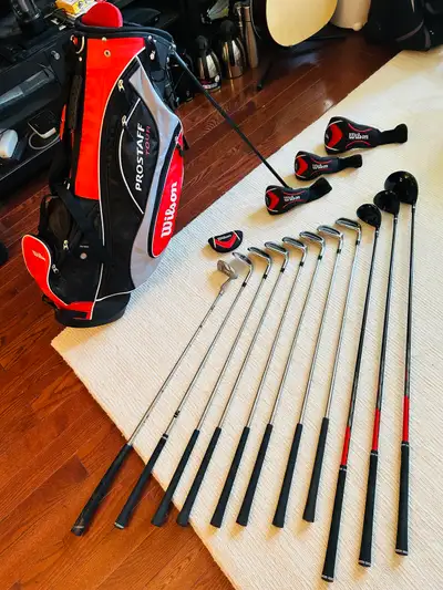 Wilson ProStaff Tour & Prestige Golf Club Set (RH, Men), View more