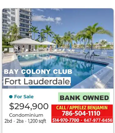 Available now — bank‑owned deal. You can buy from Canada. I take care of everything start to finish....