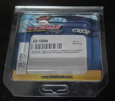 All Balls 22-1004 steering bearings. New unopened package. Will fit many bikes. Check list below. $3...