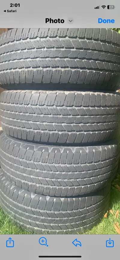 4 tires for 120 .7/32 tread on all of them even wearing