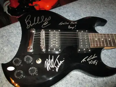 Trailer Park Boys Signed Guitar - J.S.A. Letter of Authenticity, View more