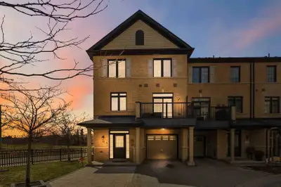 Welcome to this beautiful end unit townhome in Ajax, offering 3-car parking! This spacious home feat...