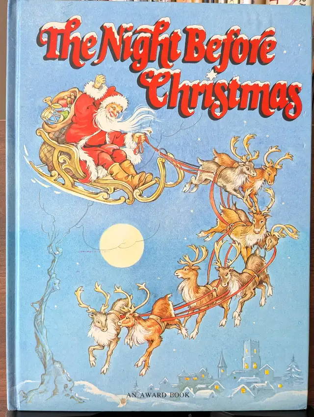 The Night Before Christmas Vintage Hardcover