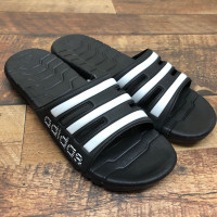 Adidas Proveto Slides Shower Sandals Men’s 10 Black Soccer New