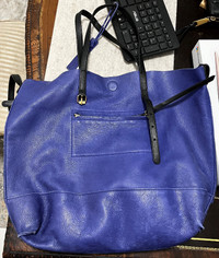 Linea Pelle Blue Bag