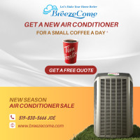 Get new AC for ONLY a coffee a day !!