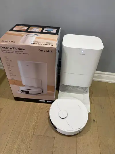 Dreame E30 Ultra Robot Vacuum Mop – Self Empty Station, View more